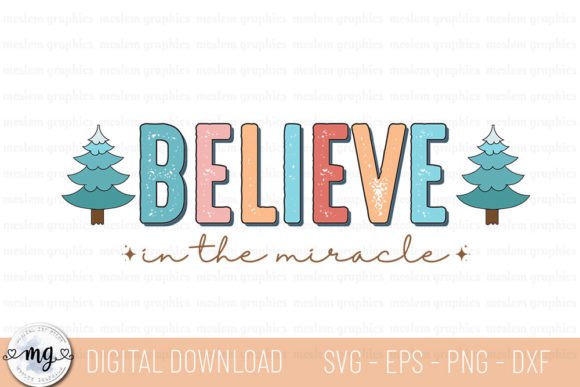 Believe in the Miracle - Jesus Christmas Crafts