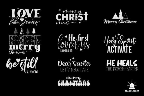 Boho Christian Christmas SVG Bundle & Crafts