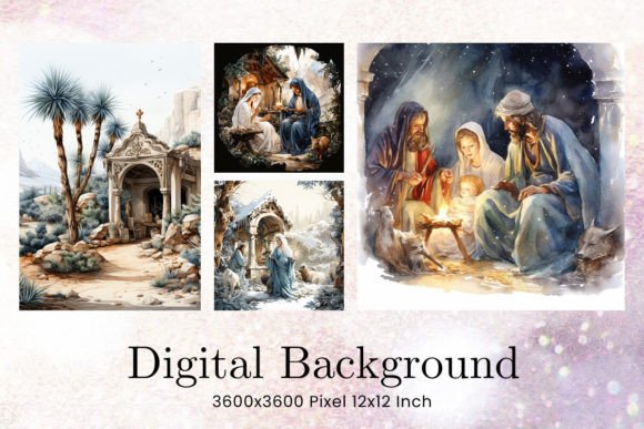 Christian Jesus Nativity Background and Backgrounds