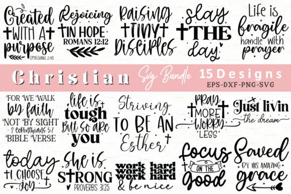 Christian SVG Bundle Faith Bundle Crafts