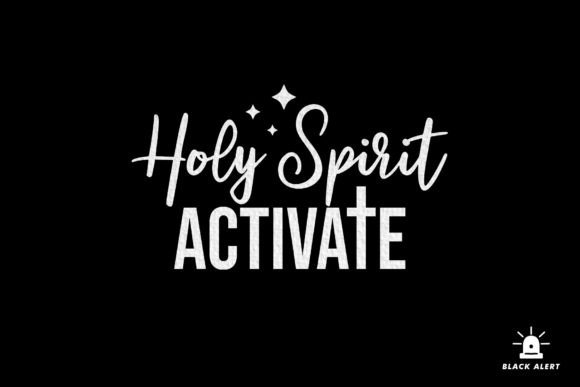 Holy Spirit Activate Boho Christian SVG