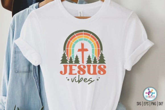 Jesus Vibes Retro SVG for Crafts