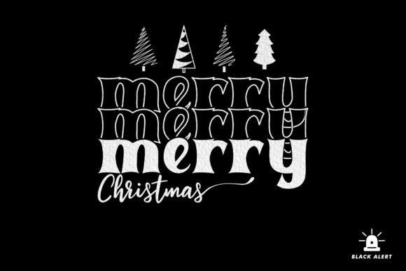 Merry Christmas Tree Boho Christian SVG